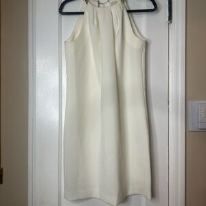 Michael Kors Ivory Sleeveless Mini Dress